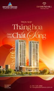 Tổng quan dự án BV Diamond Hill Thái Nguyên - căn hộ cao cấp tại trung tâm TP. Thái Nguyên do Đông Bắc Bộ Homes phân phối.