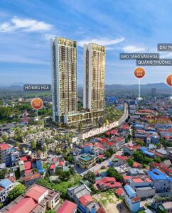 Tổng quan vị trí liên kết vùng dự án căn hộ chung cư cao cấp BV Diamond Hill Thái Nguyên