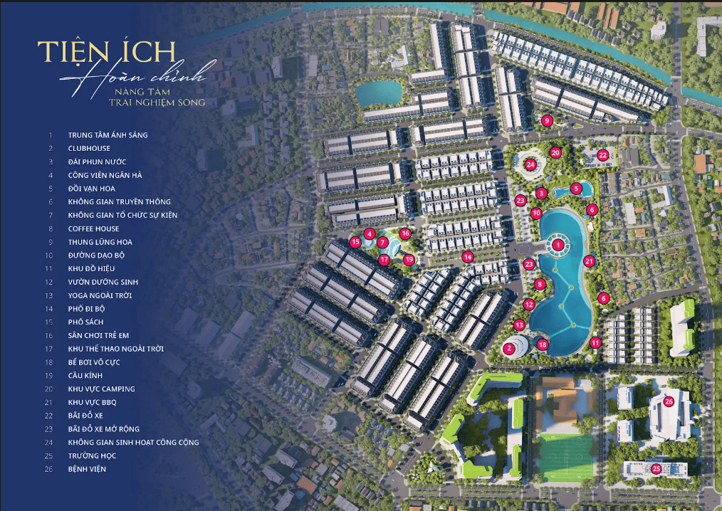 Tiện ích dự án Economy City Hưng Yên